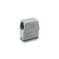 Capot 10A, Aluminium moulé sous pression, Alliage de zinc moulé, IP65, Sortie horizontale, PG21